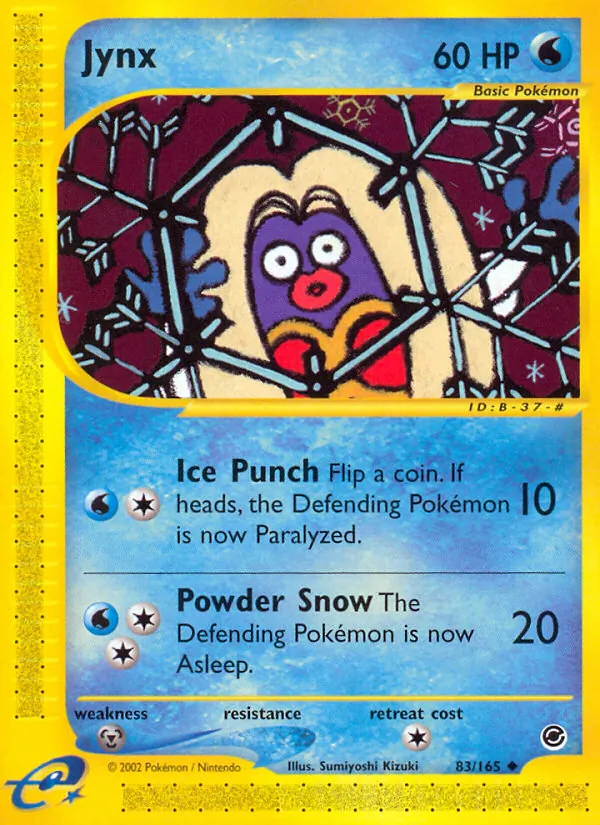 Jynx #83 – Expedition Base Set card