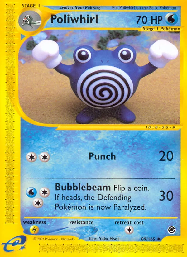 Poliwhirl #89 – Expedition Base Set card