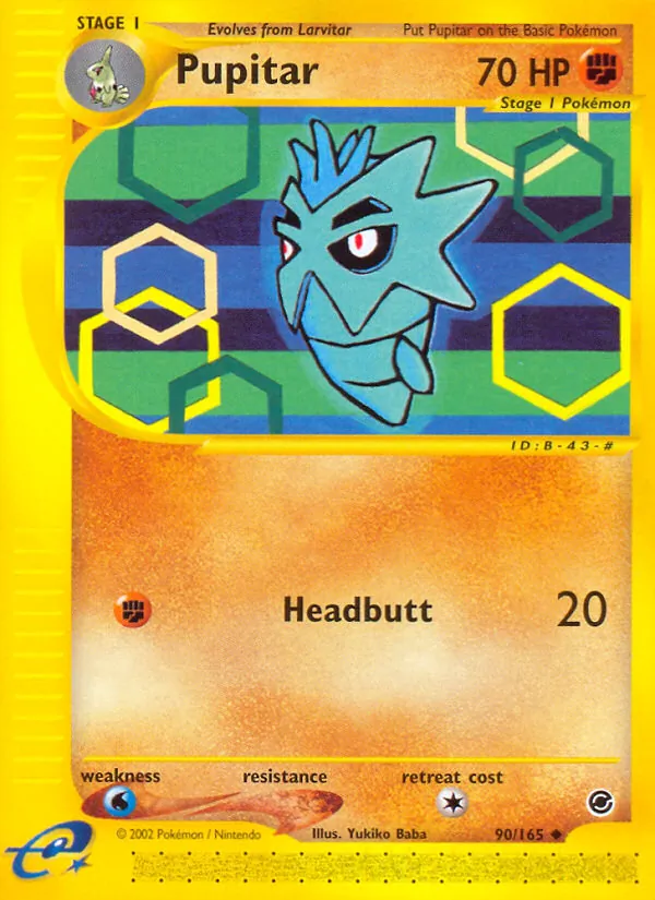Pupitar #90 – Expedition Base Set card
