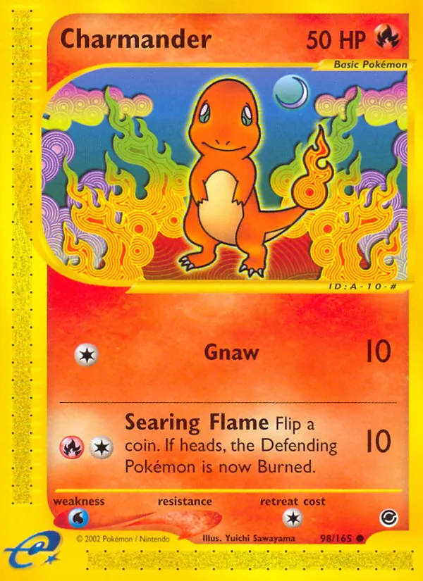 Charmander #98 – Expedition Base Set card