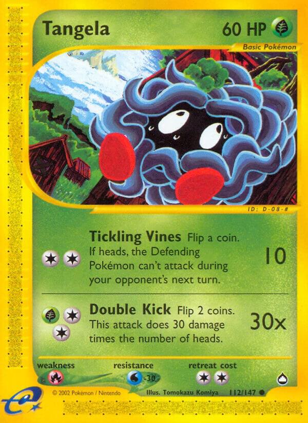Tangela #112 – Aquapolis card