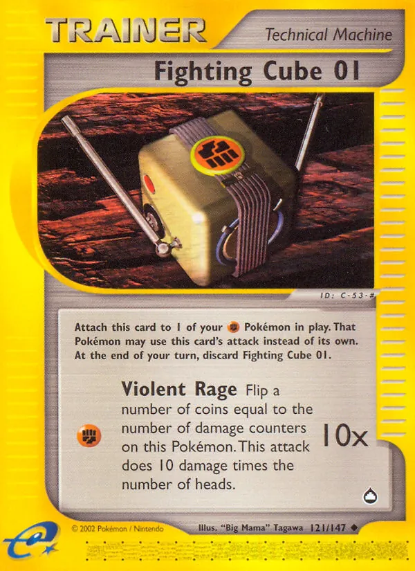 Fighting Cube 01 #121 – Aquapolis card