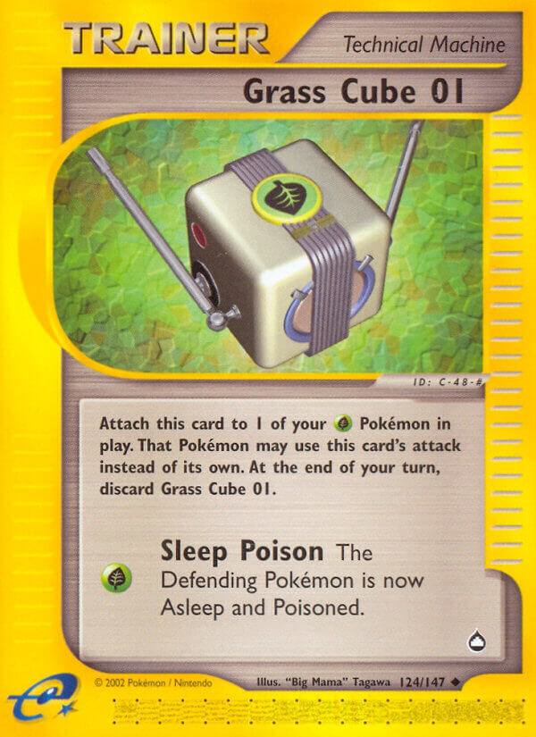 Grass Cube 01 #124 – Aquapolis card