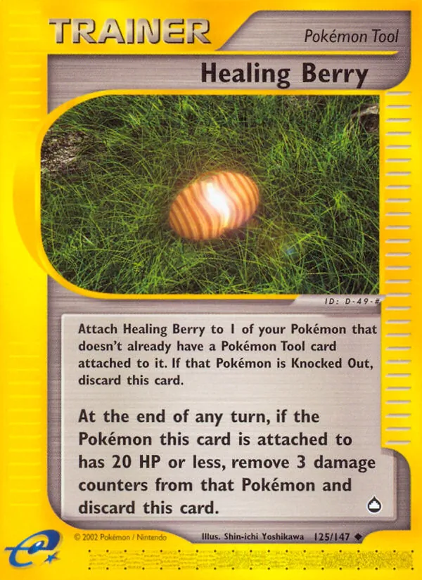 Healing Berry #125 – Aquapolis card