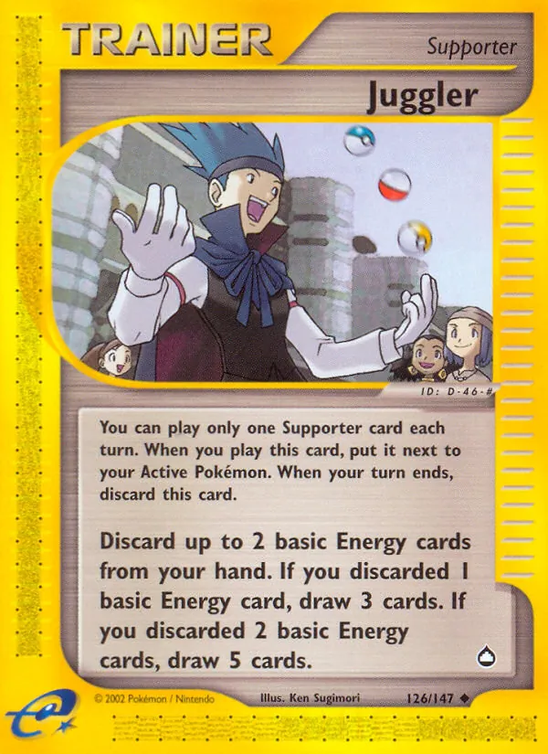 Juggler #126 – Aquapolis card