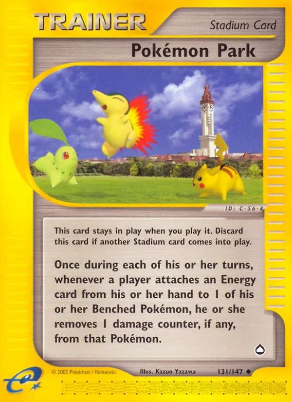 Pokémon Park #131 – Aquapolis card