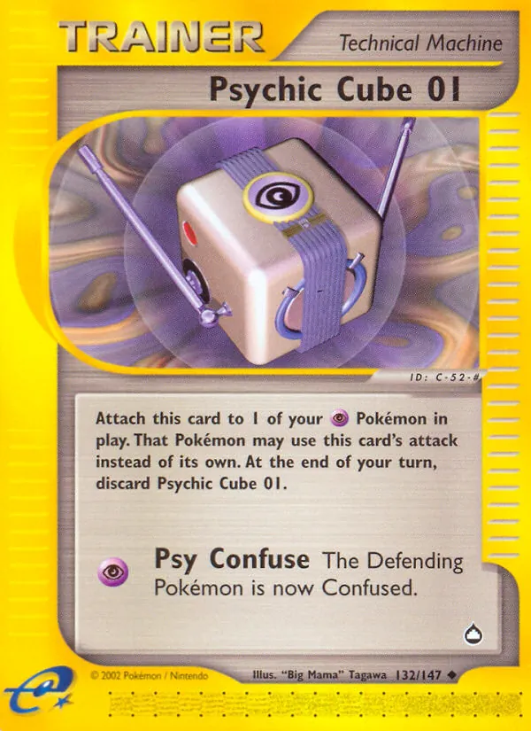 Psychic Cube 01 #132 – Aquapolis card