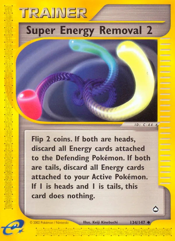 Super Energy Removal 2 #134 – Aquapolis card