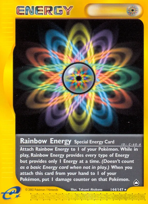 Rainbow Energy #144 – Aquapolis card