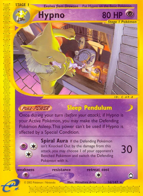Hypno #16 – Aquapolis card