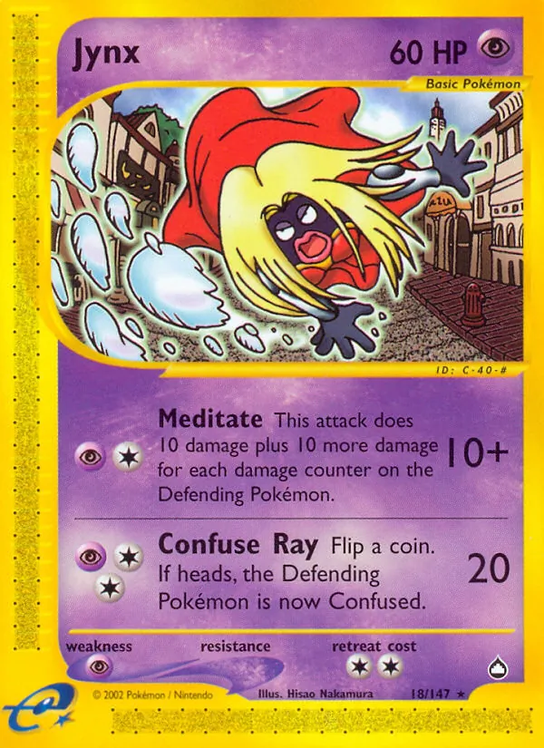 Jynx #18 – Aquapolis card