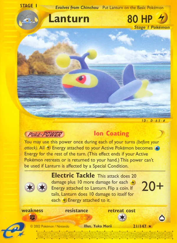 Lanturn #21 – Aquapolis card