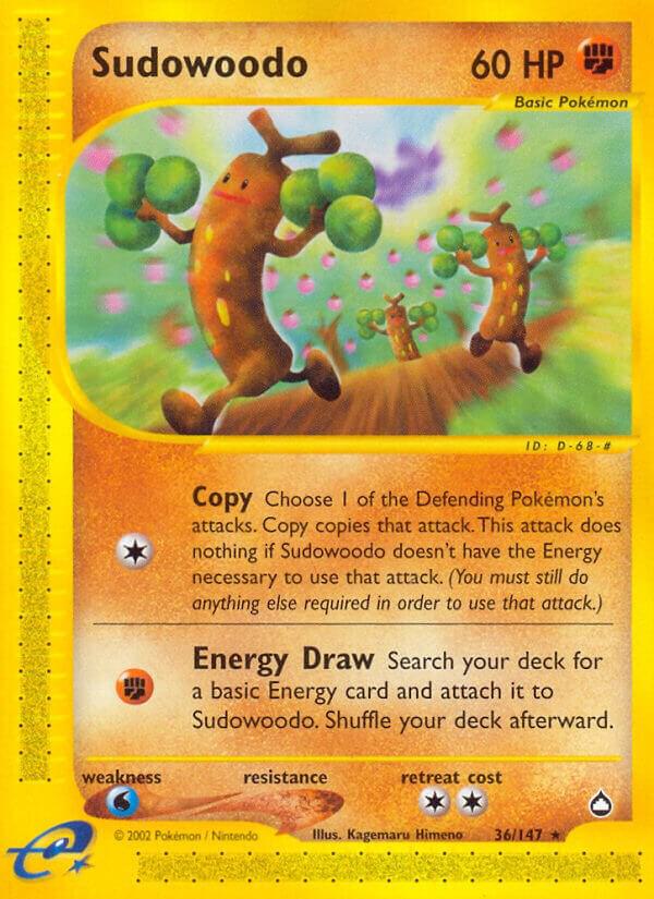 Sudowoodo #36 – Aquapolis card