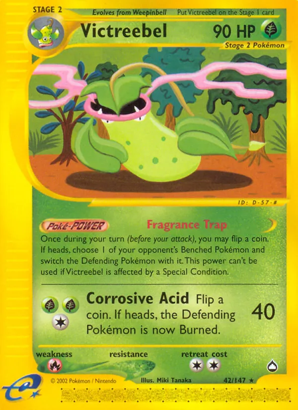 Victreebel #42 – Aquapolis card