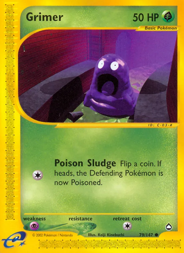 Grimer #79 – Aquapolis card
