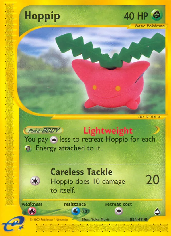 Hoppip #83 – Aquapolis card