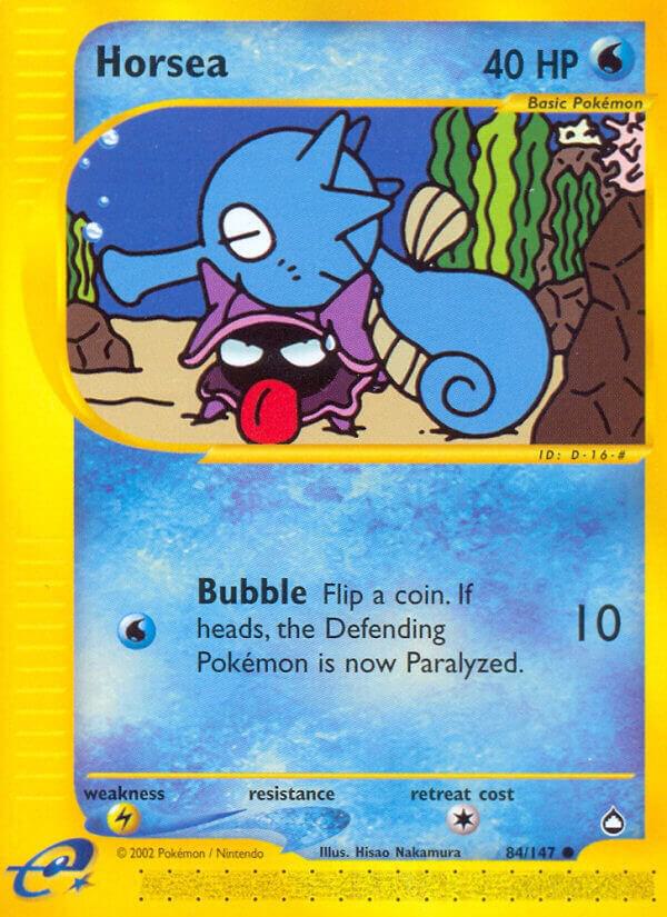 Horsea #84 – Aquapolis card