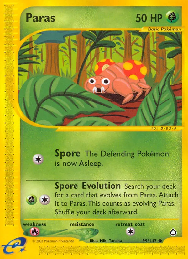 Paras #99 – Aquapolis card