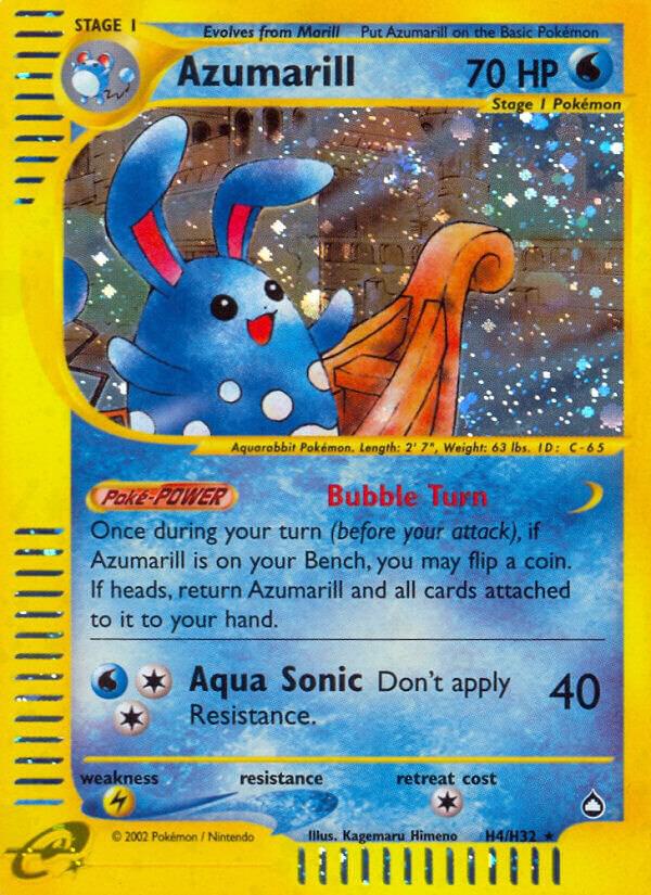 Azumarill #H04 – Aquapolis card