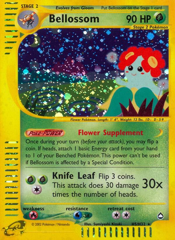 Bellossom #H05 – Aquapolis card