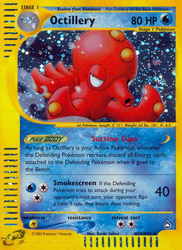 Octillery #H20 – Aquapolis card