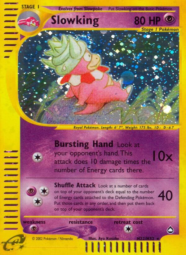 Slowking #H22 – Aquapolis card