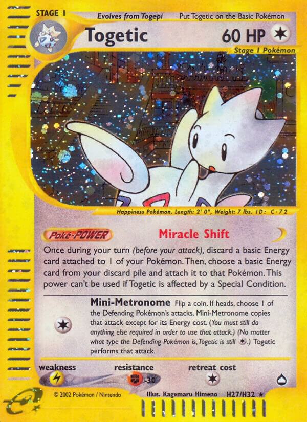 Togetic #H27 – Aquapolis card