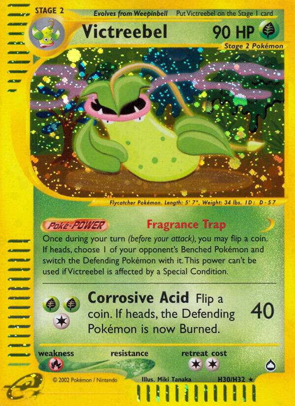 Victreebel #H30 – Aquapolis card