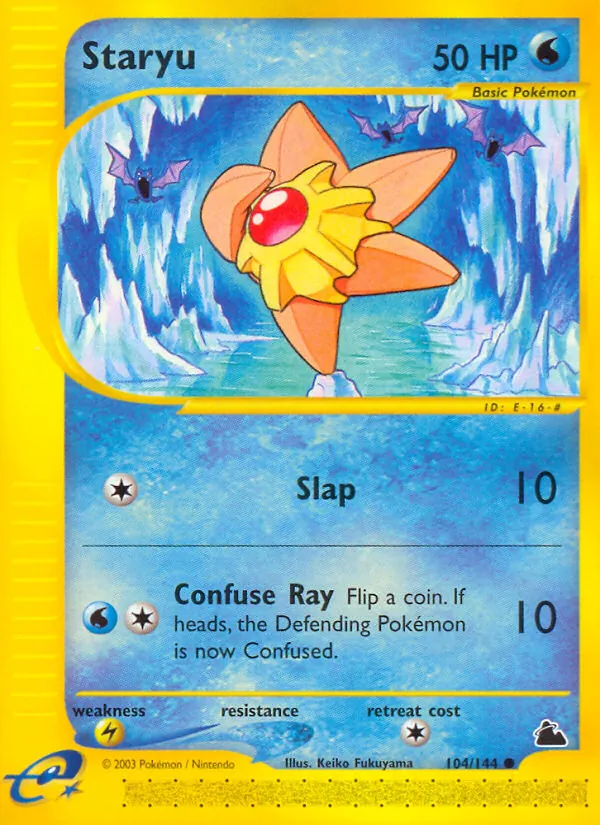 Staryu #104 – Skyridge card