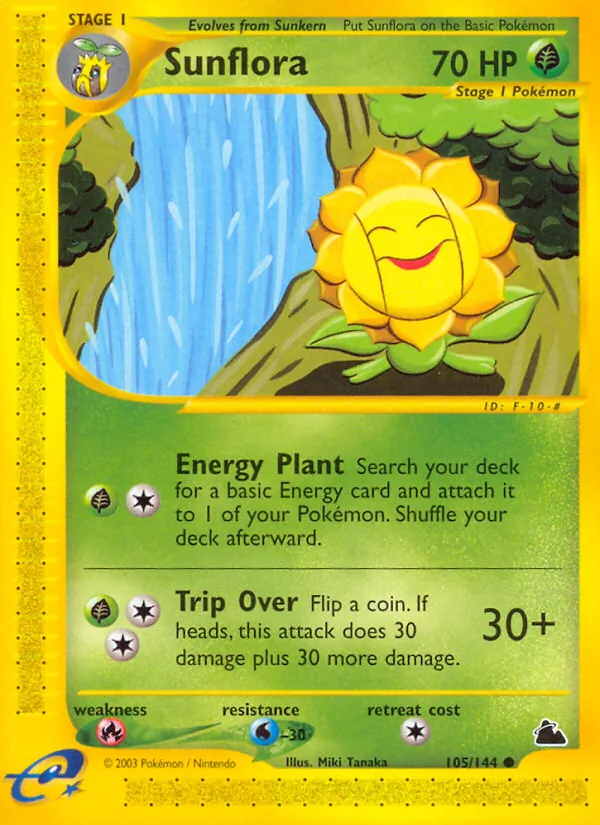 Sunflora #105 – Skyridge card