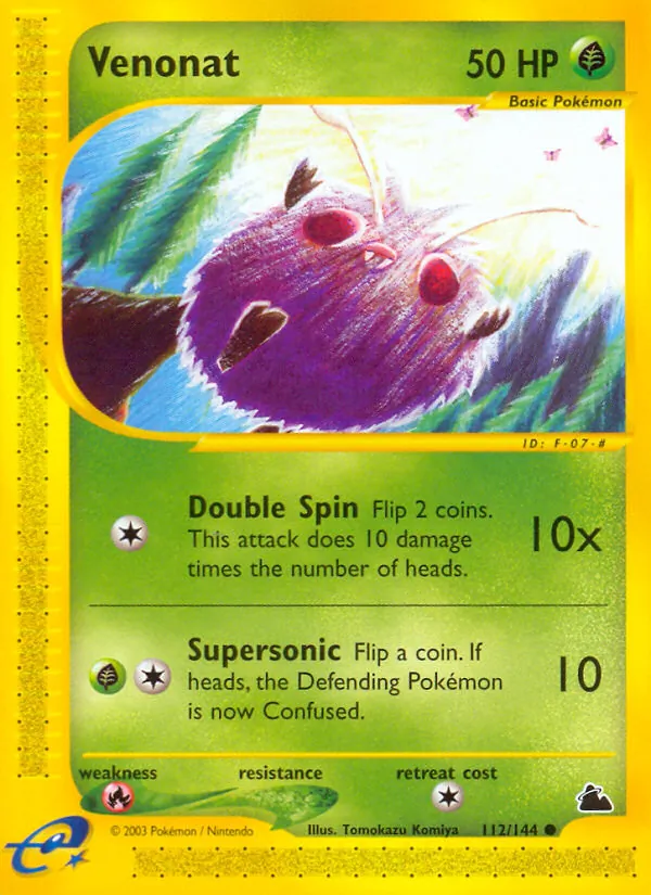 Venonat #112 – Skyridge card