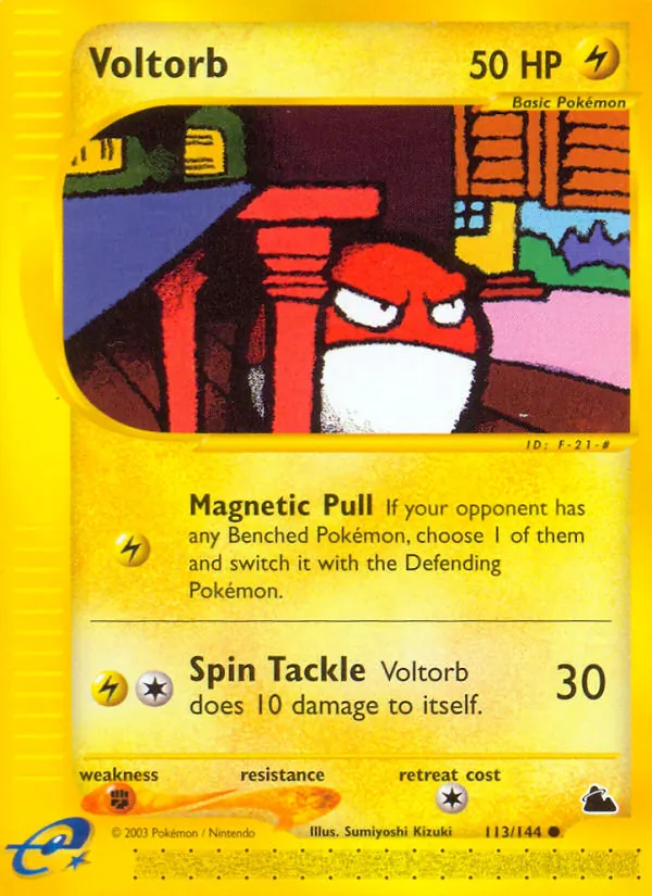Voltorb #113 – Skyridge card