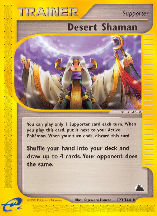 Desert Shaman #123 – Skyridge card