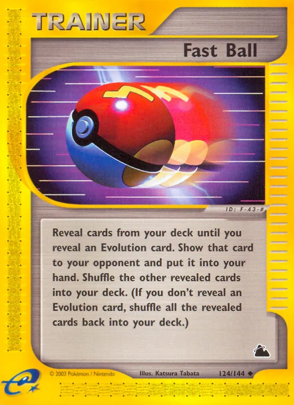 Fast Ball #124 – Skyridge card