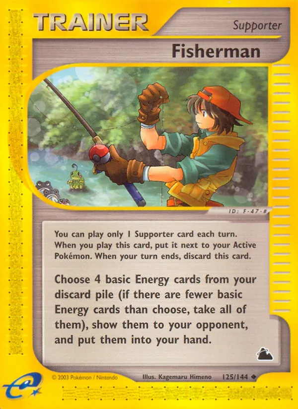 Fisherman #125 – Skyridge card