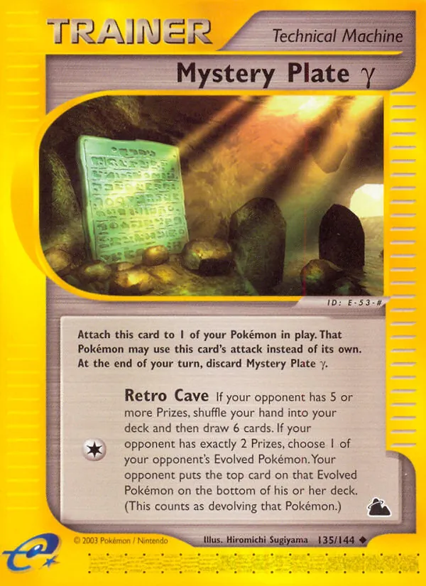 Mystery Plate γ #135 – Skyridge card