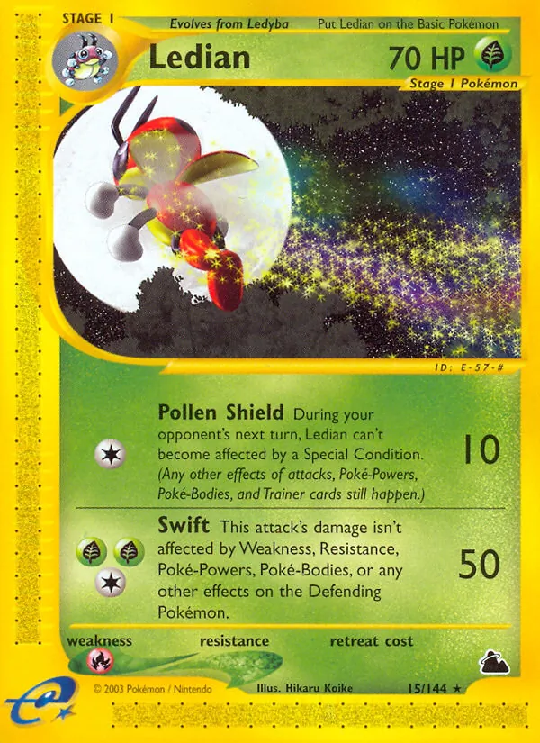 Ledian #15 – Skyridge card