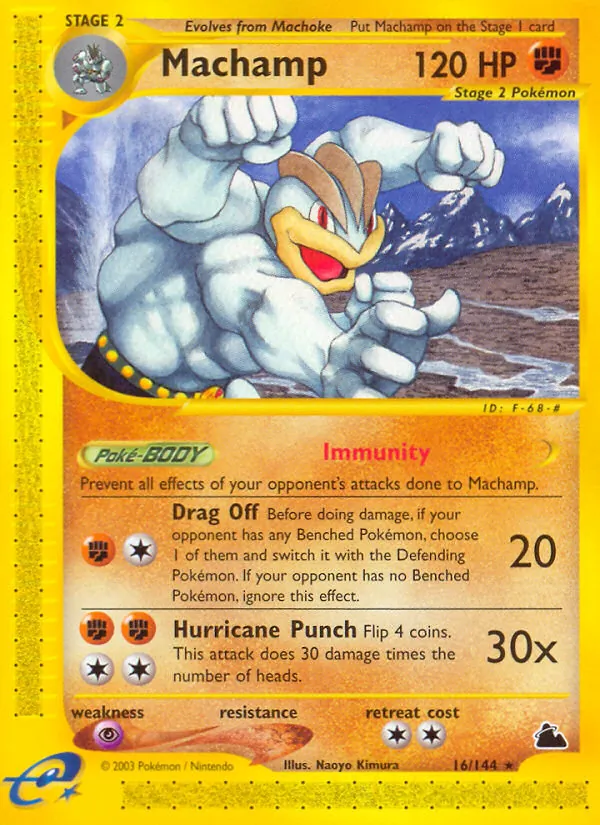 Machamp #16 – Skyridge card