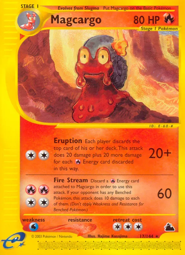 Magcargo #17 – Skyridge card