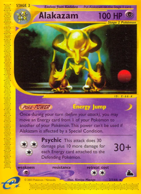Alakazam #2 – Skyridge card