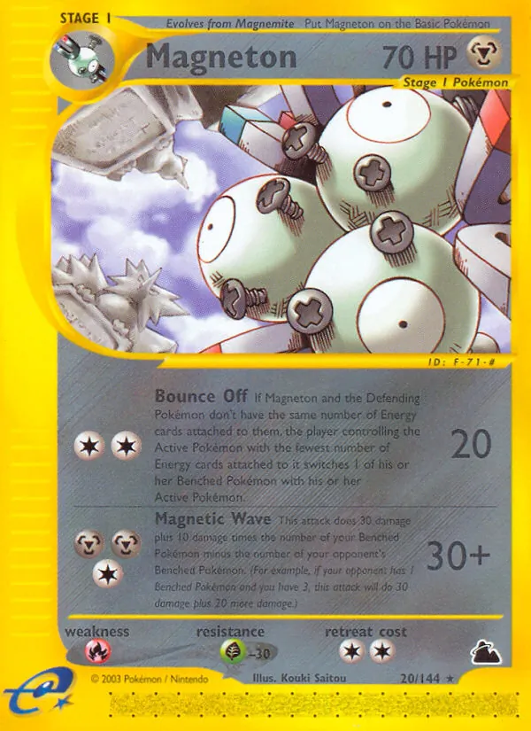 Magneton #20 – Skyridge card