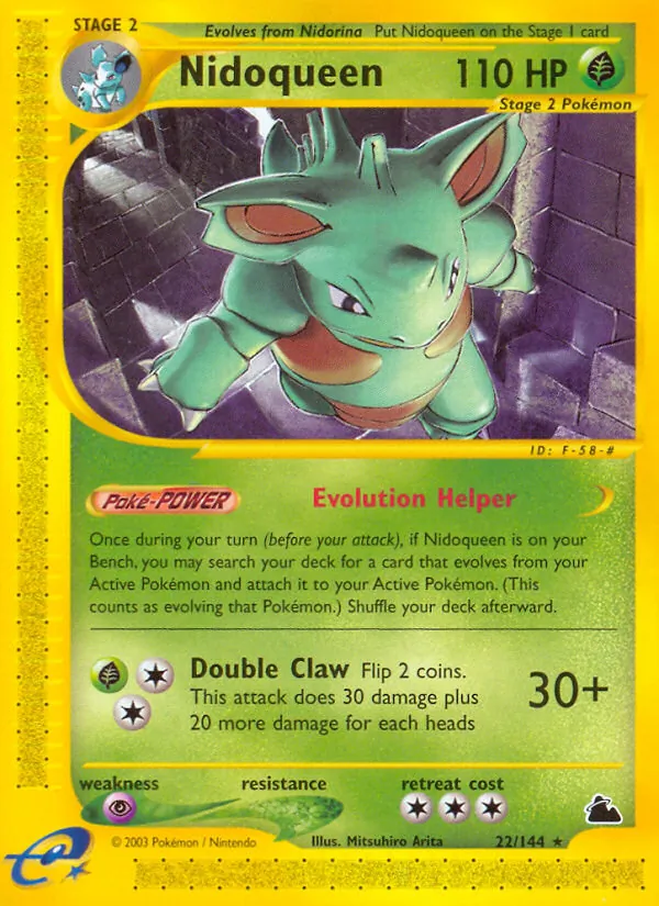 Nidoqueen #22 – Skyridge card