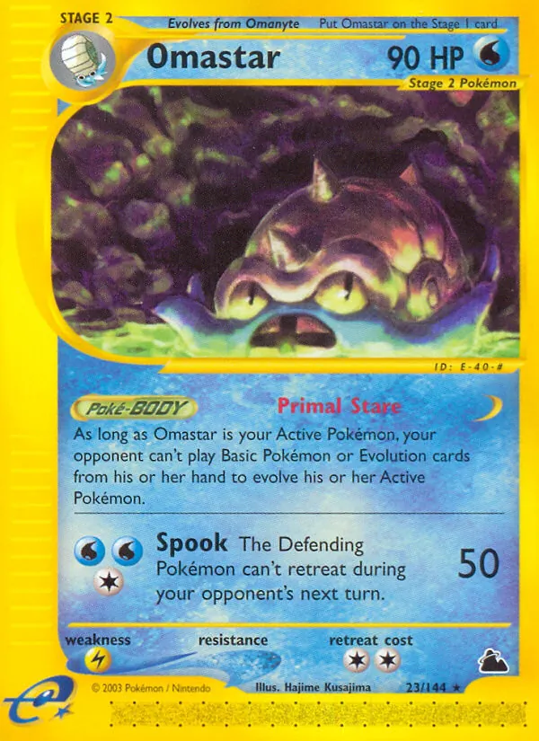 Omastar #23 – Skyridge card