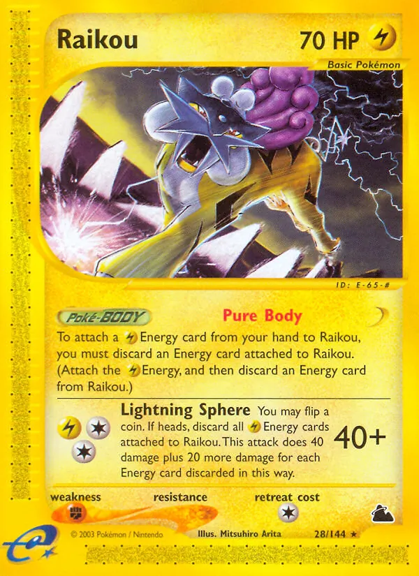 Raikou #28 – Skyridge card