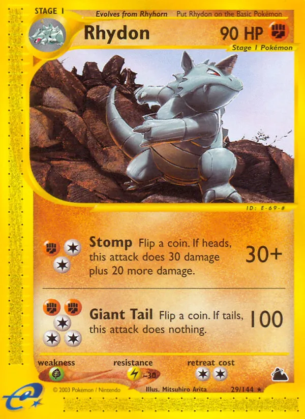 Rhydon #29 – Skyridge card