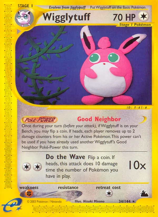 Wigglytuff #34 – Skyridge card