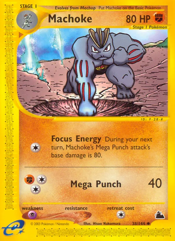 Machoke #38 – Skyridge card