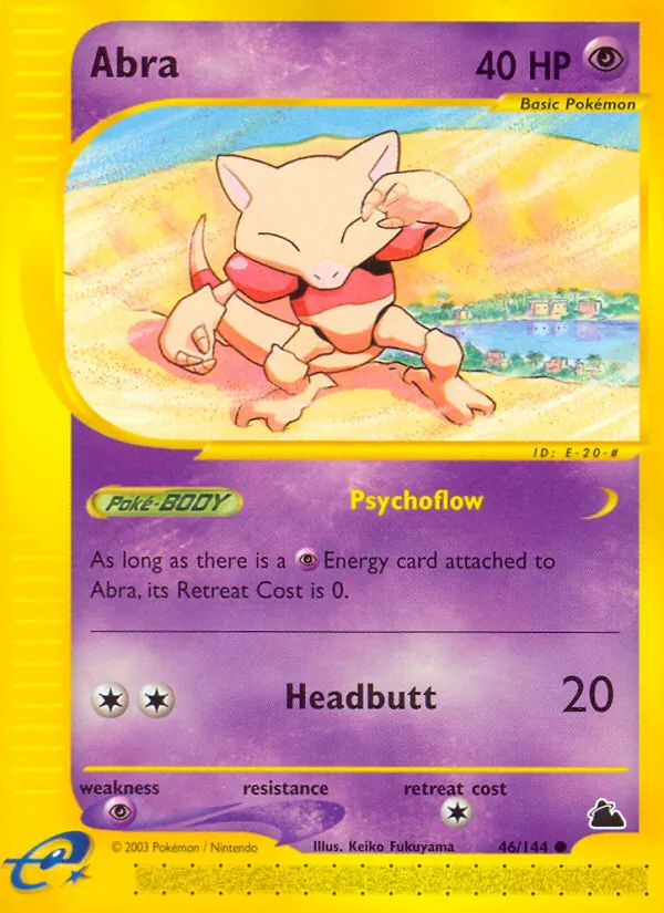 Abra #46 – Skyridge card