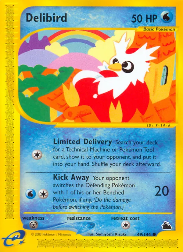 Delibird #49 – Skyridge card