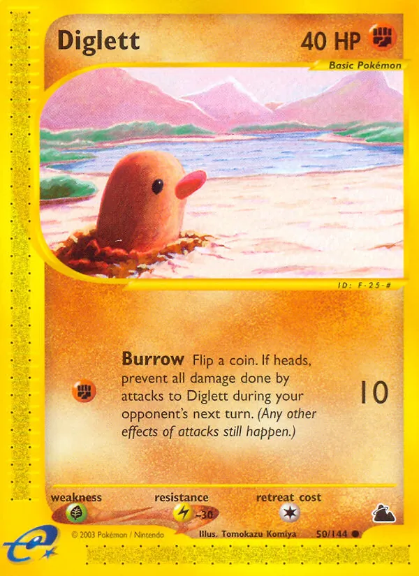 Diglett #50 – Skyridge card
